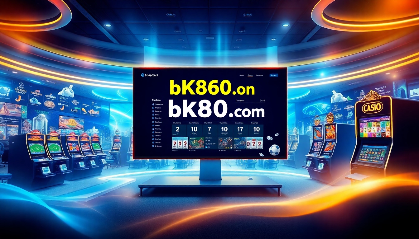 Experience the dynamic interface of bk860s.com with vibrant games and sports betting options.